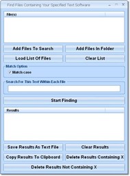 Search For Files By Content (Windows Vista) Softwa screenshot